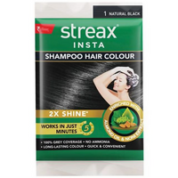 Thumbnail for Streax Insta Shampoo Hair Color - Natural Black - Distacart