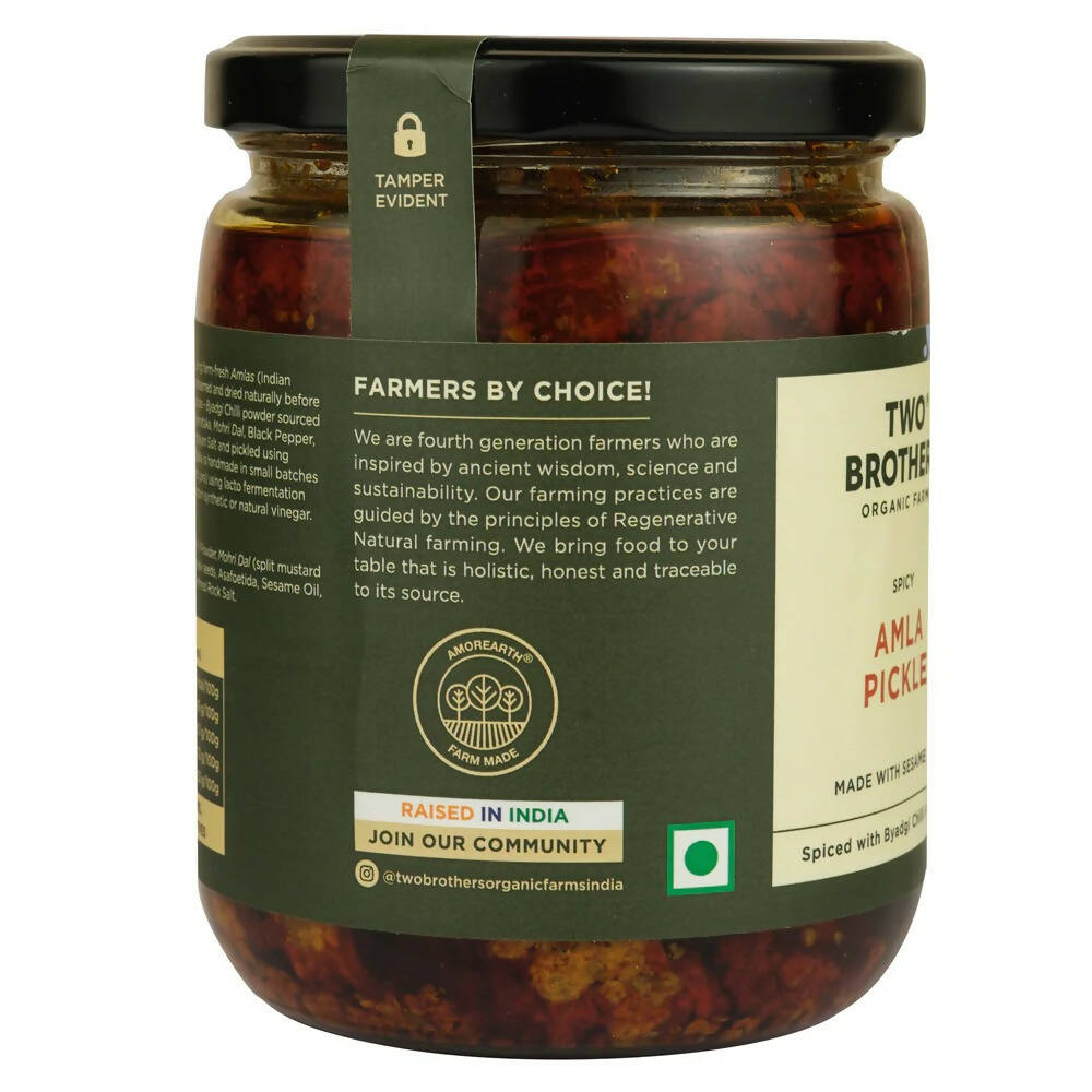 Two Brothers Organic Farms Spicy Amla Pickle - Distacart
