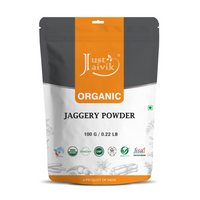 Thumbnail for Just Jaivik Organic Jaggery Powder - Distacart