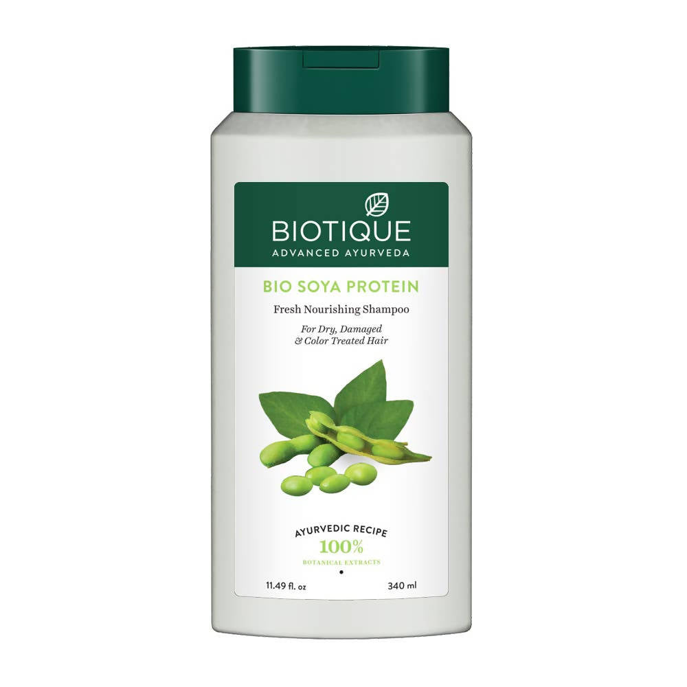 Biotique Advanced Ayurveda Bio Soya Protein Fresh Nourishing Shampoo 340Ml,