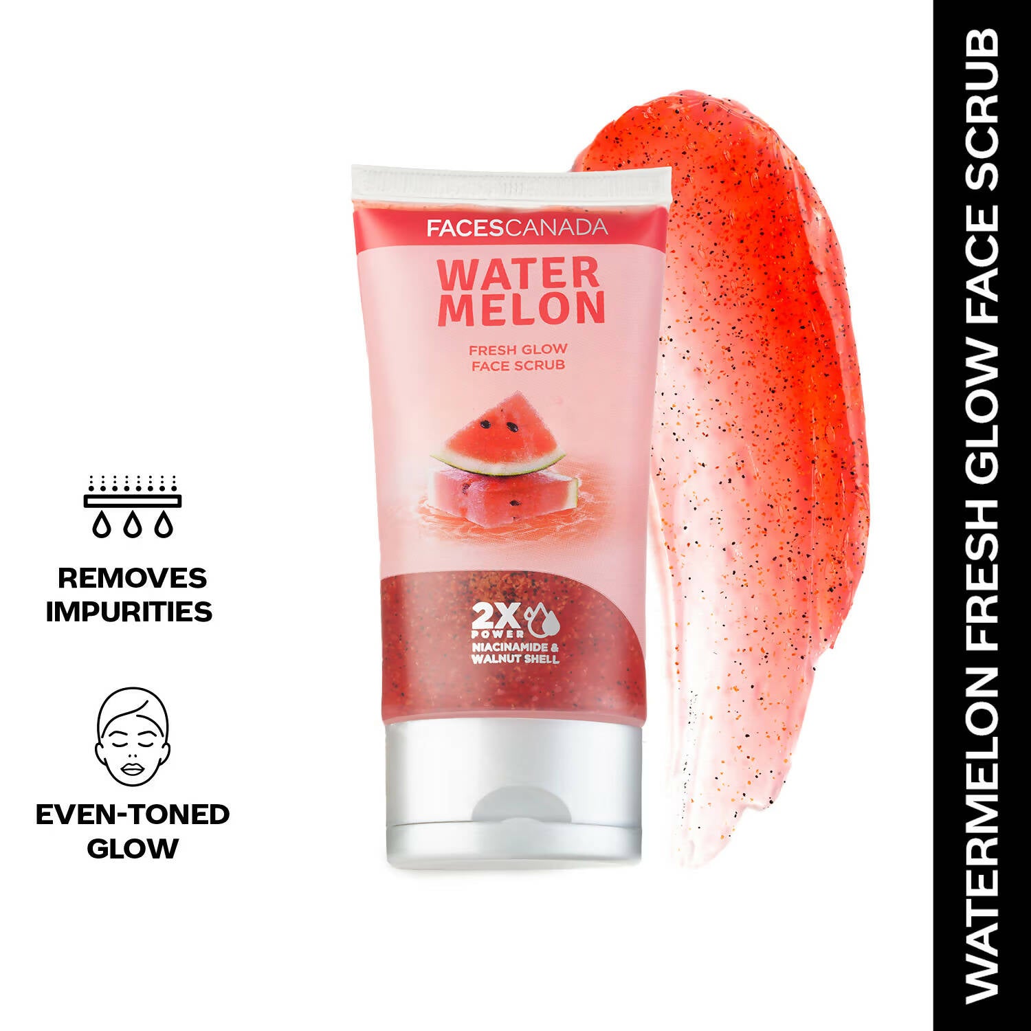 Faces Canada Water Melon Fresh Glow Face Scrub - Distacart