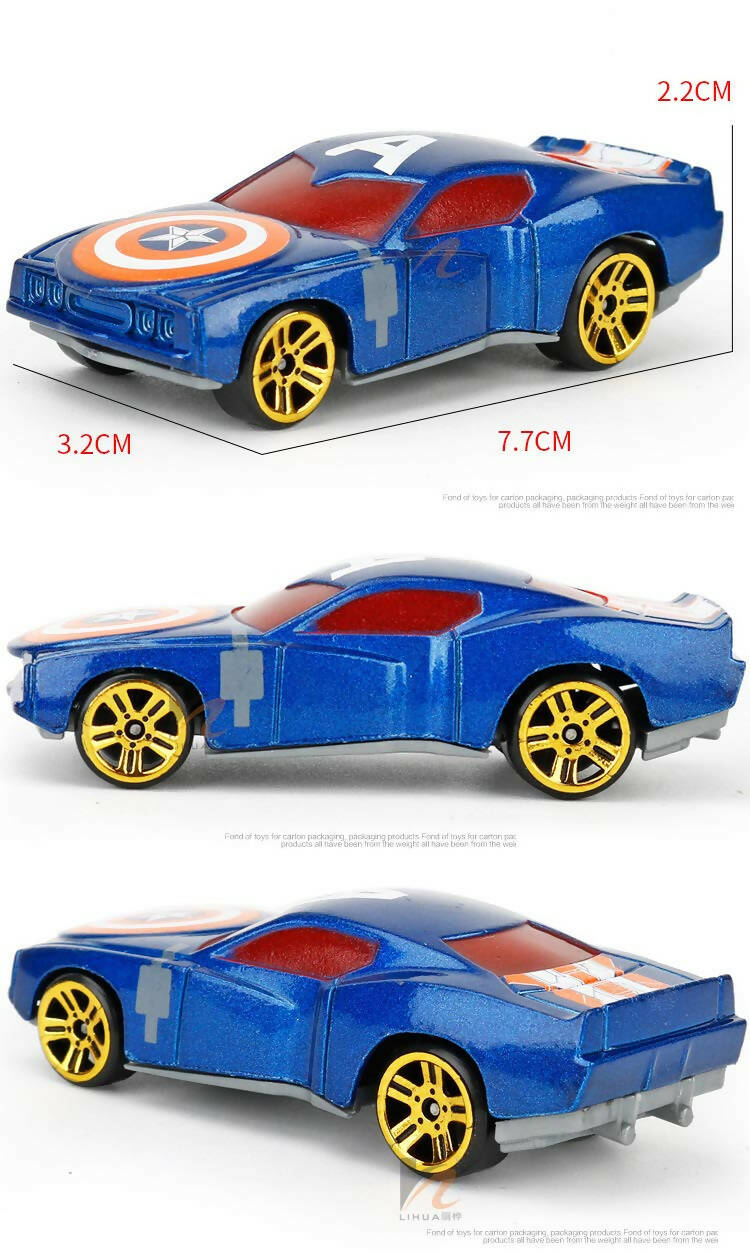 Sardar Ji Ki Dukan Avengers Metal Die Cast Character Cars Set Toy Pack Of 10  (Multicolor, Pack Of: 10) - Distacart