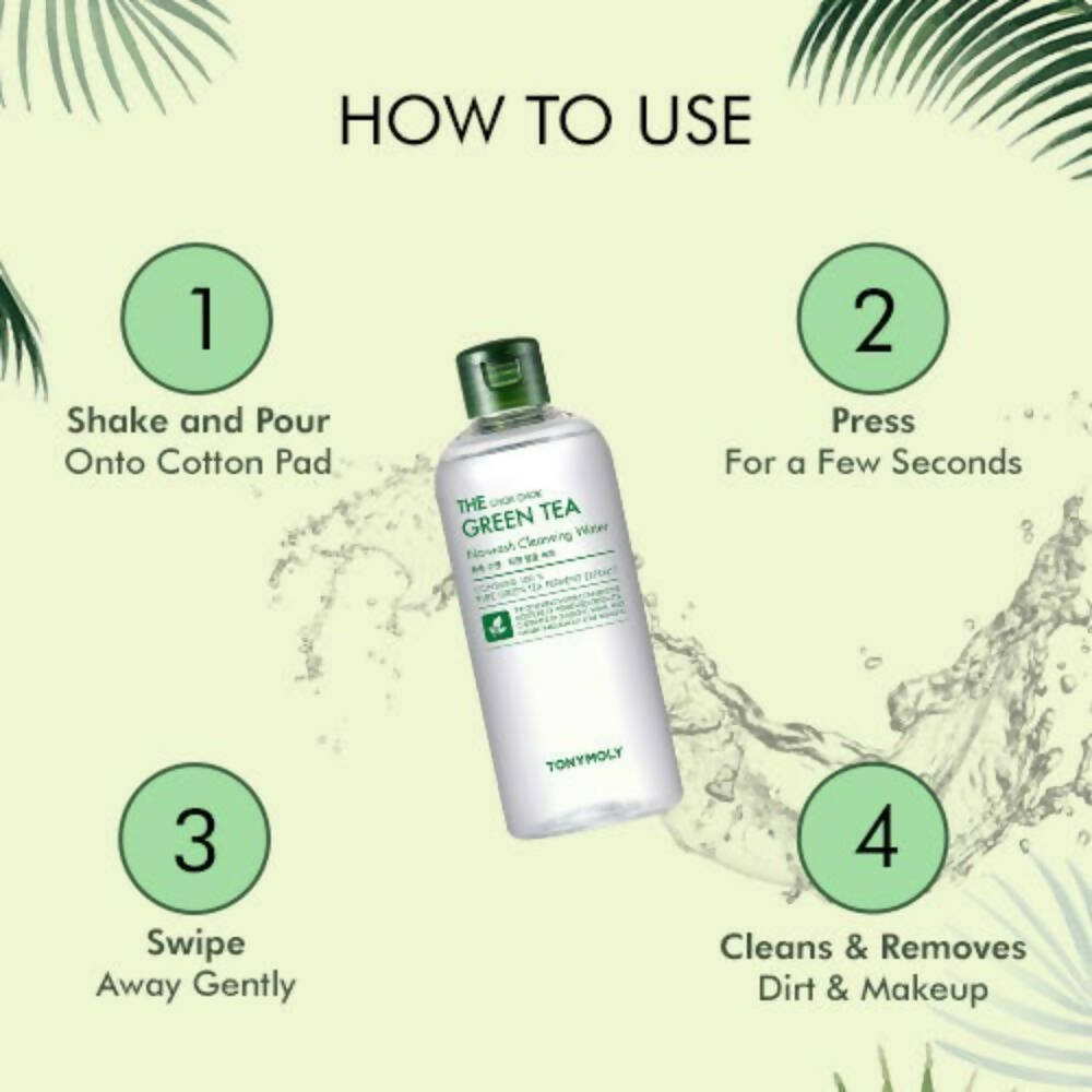 Tonymoly The Chok Chok Green Tea Cleansing Water - Distacart