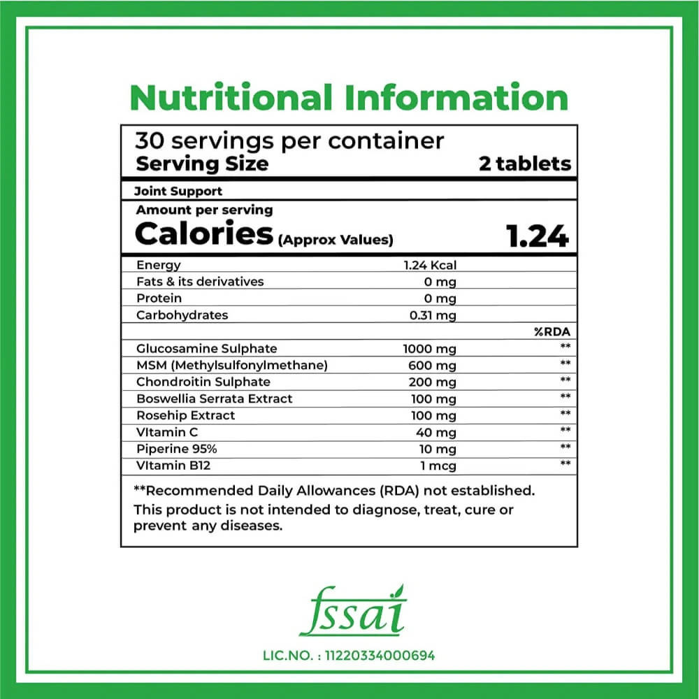 Boldfit Joint Support Tablets - Distacart