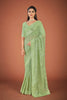 Vastrasky Green Georgette Designer Saree - Distacart