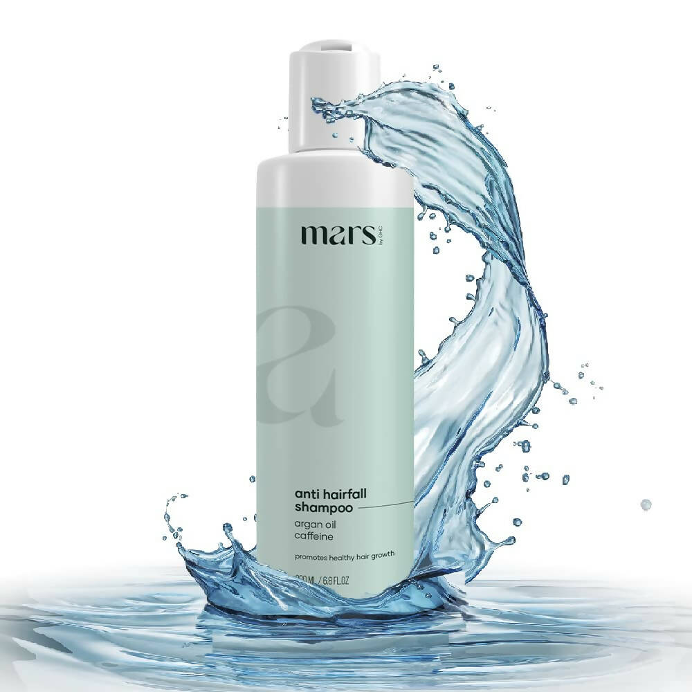 Mars By GHC Anti Hair Fall Hair Shampoo With Aloe Vera, Argan Oil & Caffeine - Distacart