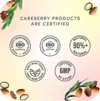 Thumbnail for Careberry Moroccon Argan Oil & Silk Proteins Strengthening Shampoo + Conditioner for Strong & Silky Hair - Distacart