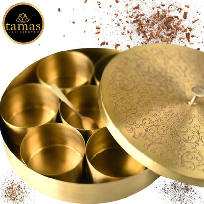 Tamas Brass Spice / Masala Box - Distacart
