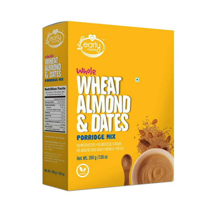 Early Foods Whole Wheat, Almond & Date Porridge Mix - Distacart