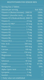 Thumbnail for Purayati Multivitamin Tablets for Senior Men