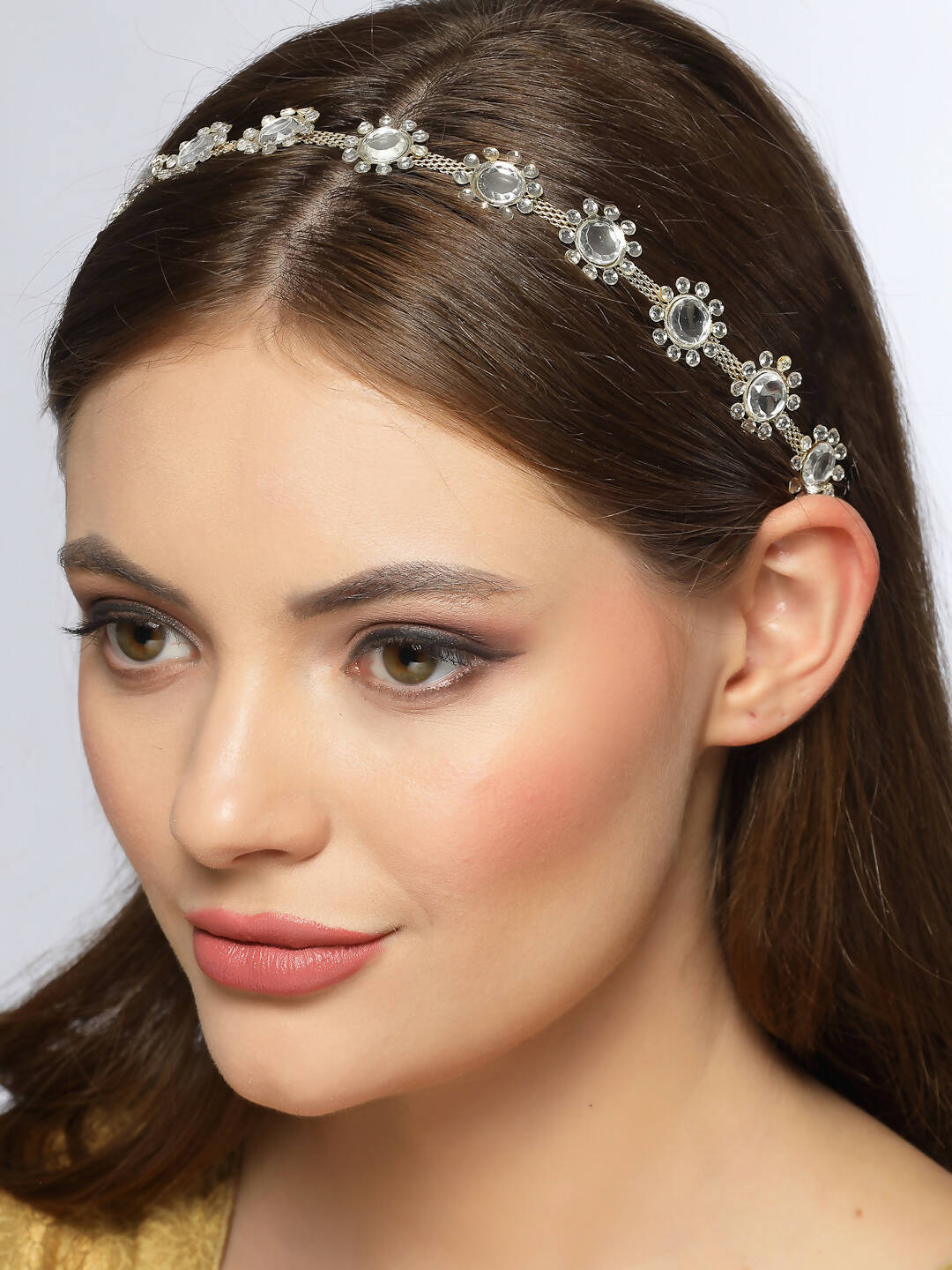 NVR Women's Gold-Plated Traditional Trending Matha Patti - Distacart