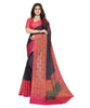 Vamika Navy Blue Chiffon Brasso Bollywood Style Woven Saree (DIMPLE NAVY) - Distacart