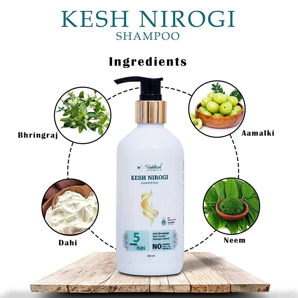 Riddhish Herbals Kesh Nirogi Anti-Hair Fall Shampoo - Distacart
