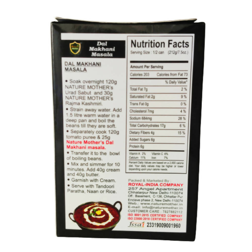 Nature Mother Dal Makhani Masala - Distacart