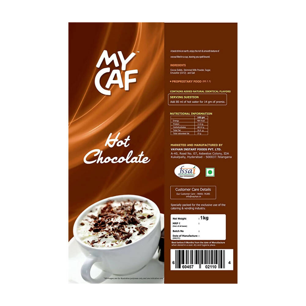Mycaf Hot Chocolate Mix Powder - Distacart