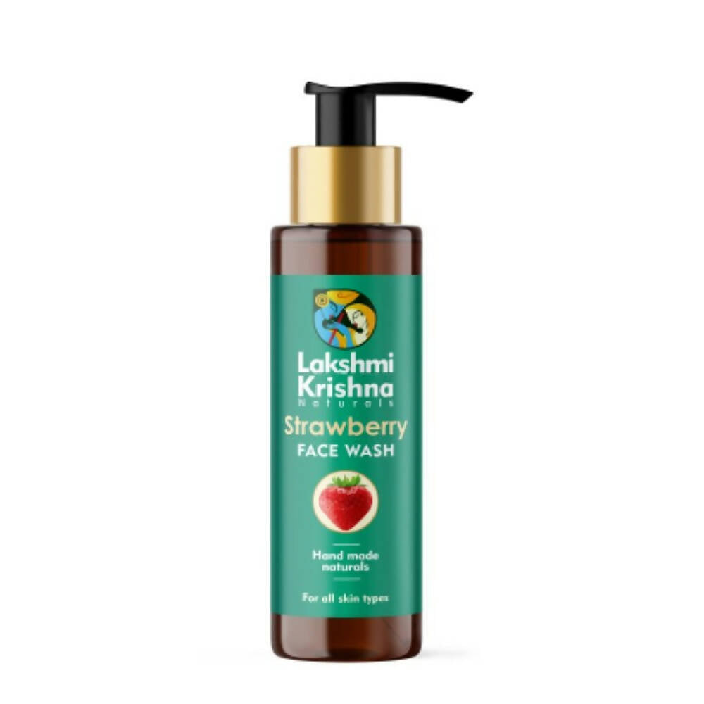 Lakshmi Krishna Naturals Strawberry Face Wash - Distacart