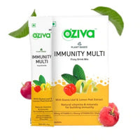 Thumbnail for OZiva Plant Based Immunity Multivitamins Fizzy Drink Mix