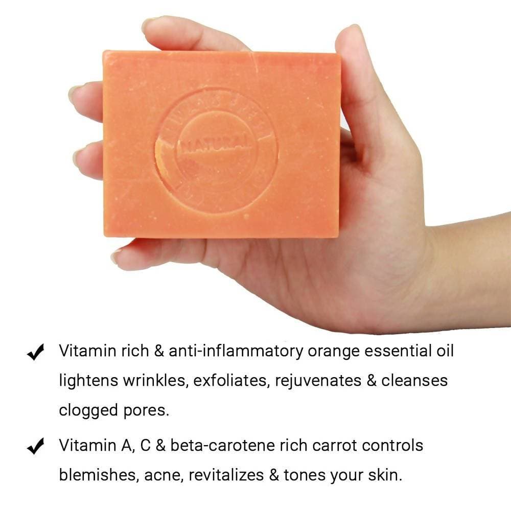 Soulflower Orange Carrot Soap - Distacart