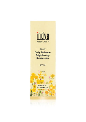 Indya Daily Defence Brightening Sunscreen SPF 30 Benefits