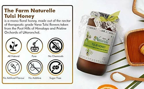 Farm Naturelle Vana Tulsi Honey Forest Flower Honey - Distacart