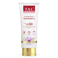 Thumbnail for TAC - The Ayurveda Co. Kumkumadi Sunscreen Ultra Light SPF 50 with UVA/UVB PA+++ - Distacart