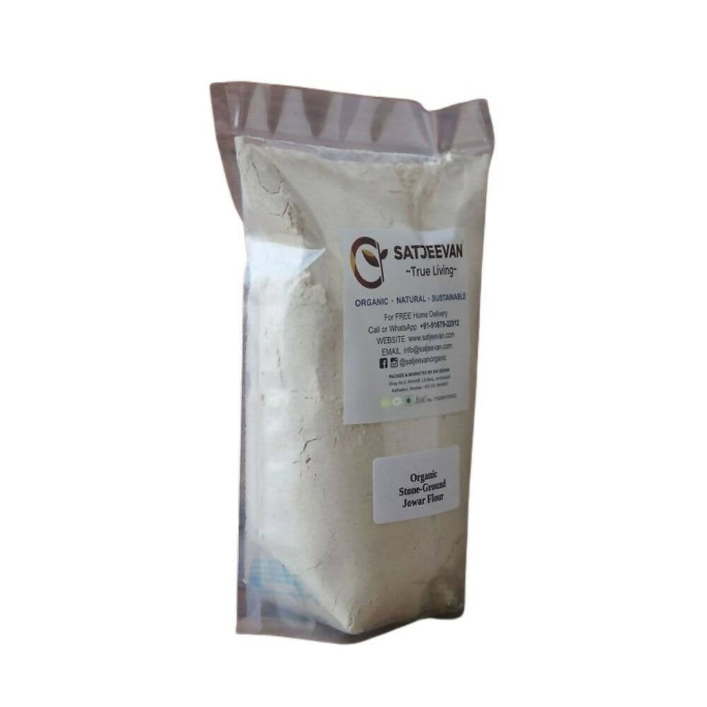 Satjeevan Organic Stone-Ground Jowar Flour - Distacart