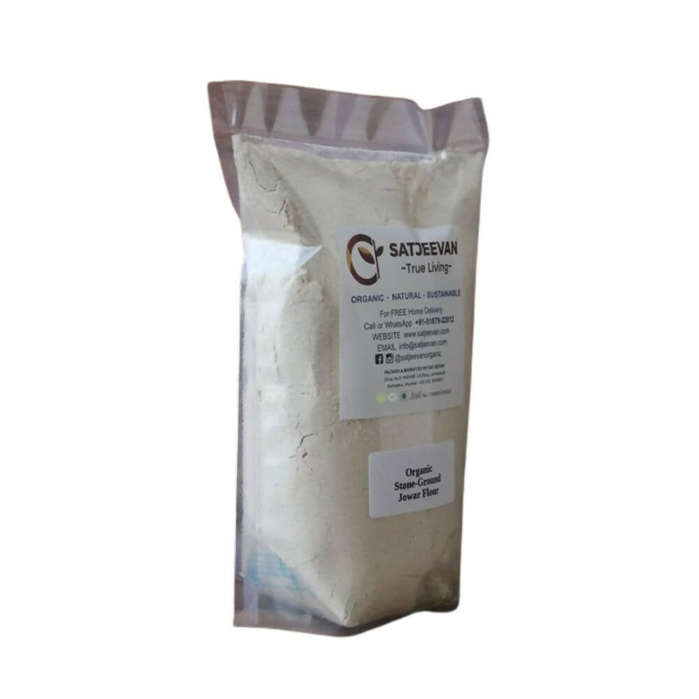 Satjeevan Organic Stone-Ground Jowar Flour - Distacart