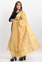 Thumbnail for Mominos Fashion Moeza Women's Banarsi Silk Woven Design Golden Dupatta - Distacart