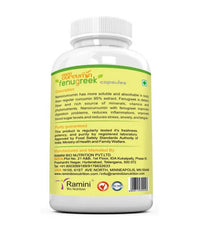 Thumbnail for Ramini Bio Nutrition Nano Curcumin with Fenugreek Veg Capsules - Distacart