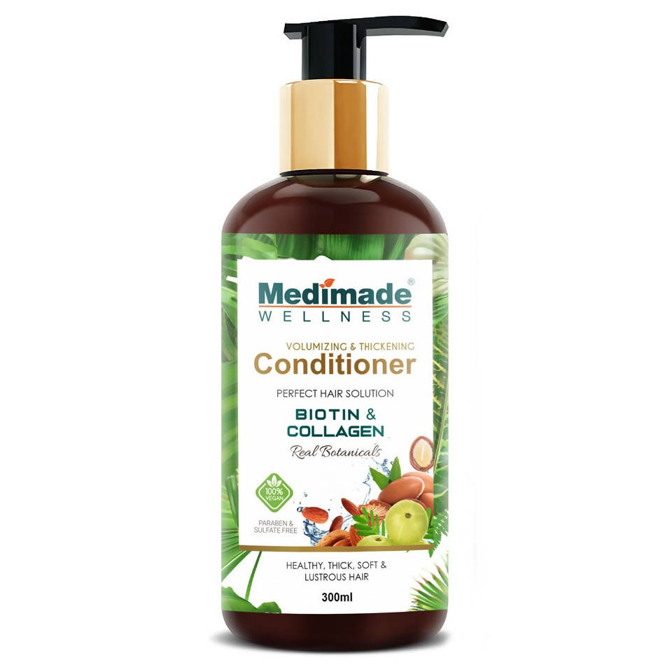 Medimade Wellness Volumizing and Thickening Hair Conditioner with Biotin & Collagen - Distacart