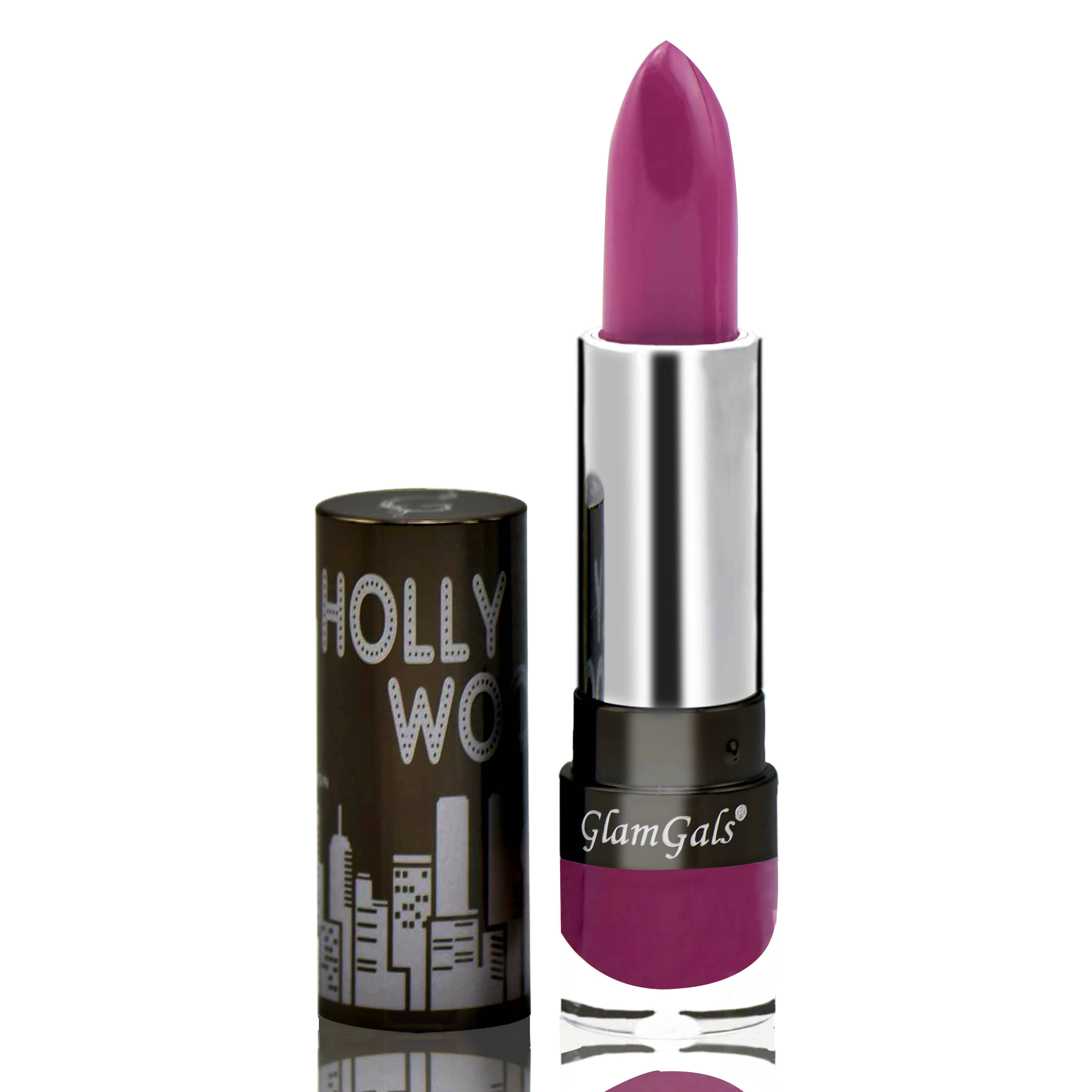 Glamgals Hollywood-U.S.A High Definition Lipstick - Cream Finish Plum - Distacart