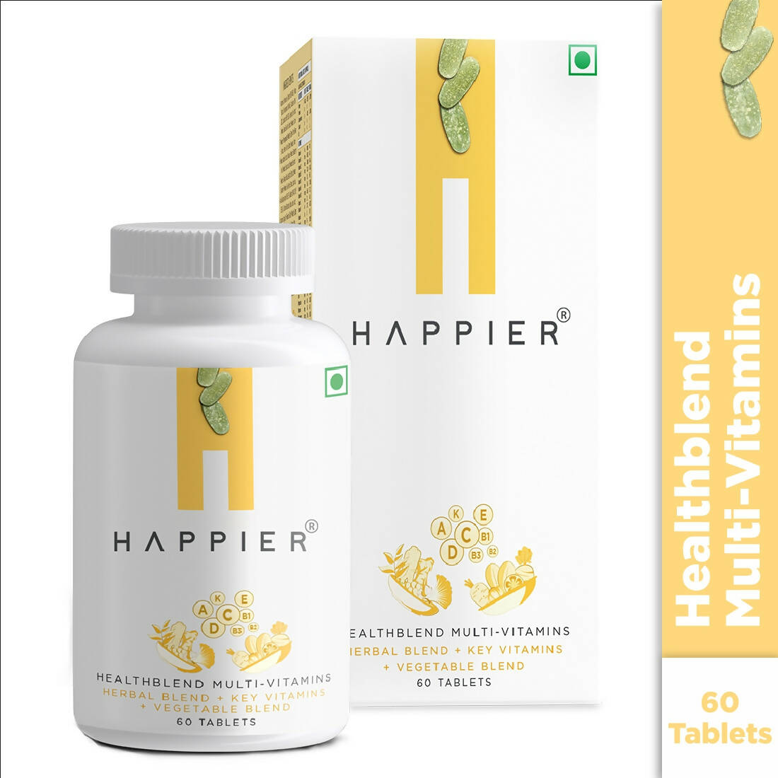 Happier Healthblend Multi Vitamins Tablets - Distacart