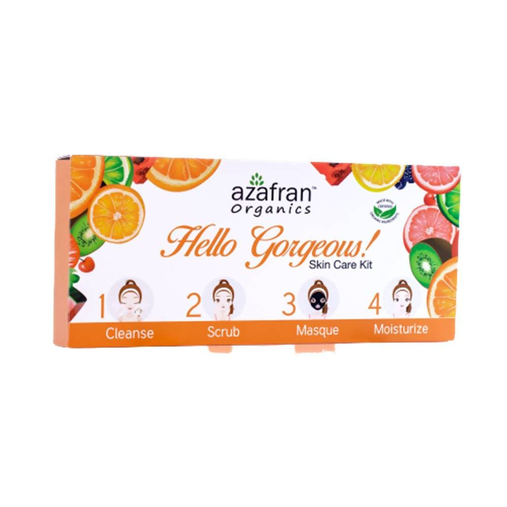 Azafran Organics Hello Gorgeous Skin Care Kit - Distacart