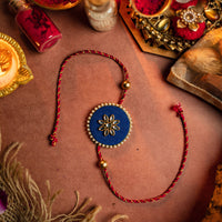Thumbnail for Nirmalaya Rakhi Raksha Sutra Deep Blue - Distacart