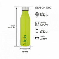 Thumbnail for Dubblin Season Stainless Steel Fridge Water Bottle - Distacart