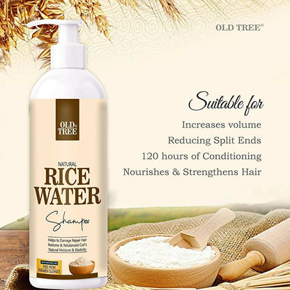 Old Tree Rice Water Shampoo for Damage Repair Hair - Distacart