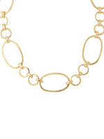 Thumbnail for NVR Women Gold Plated Statement Necklace - Distacart
