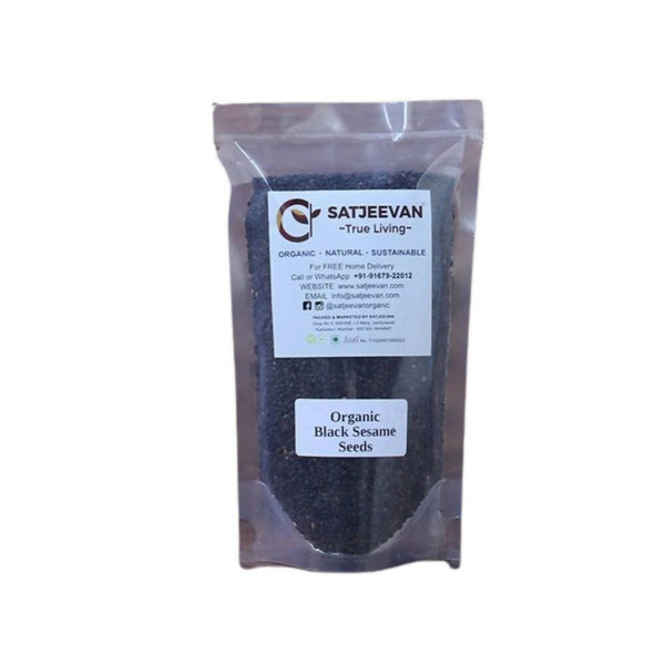 Satjeevan Organic Black Sesame Seeds - Distacart