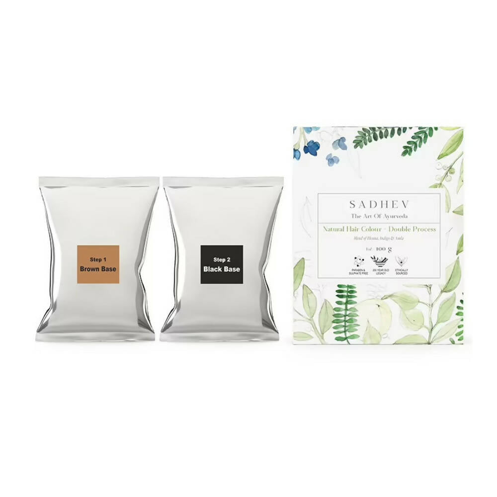 Sadhev Ayurvedic Hair Color-Double Process - Distacart
