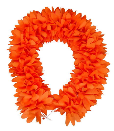 Orange Fabric Gajra