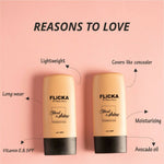 Thumbnail for Flicka Blend & Shine Foundation - Caramel - Distacart