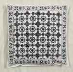 Thumbnail for The Decor Nook Grey Jaal Print With Grey Border Cushion Cover - Distacart