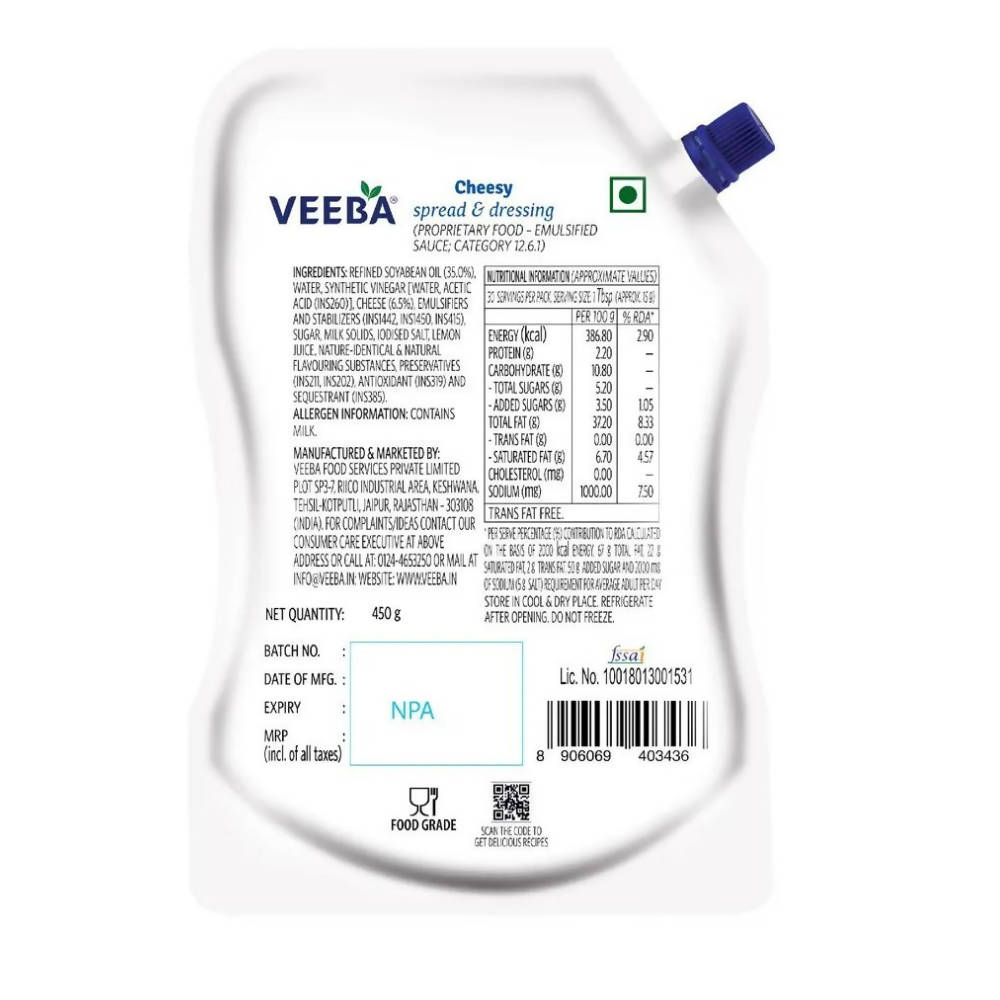 Veeba Cheesy Spread & Dressing