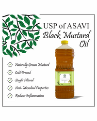 Thumbnail for Asavi Cold Pressed Black Mustard Oil - Distacart