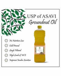 Thumbnail for Asavi Cold Pressed Groundnut Oil - Distacart