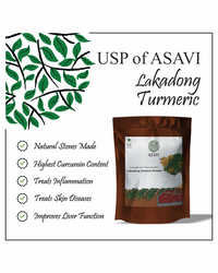 Thumbnail for Asavi Stonemade Lakadong Turmeric Powder - Distacart