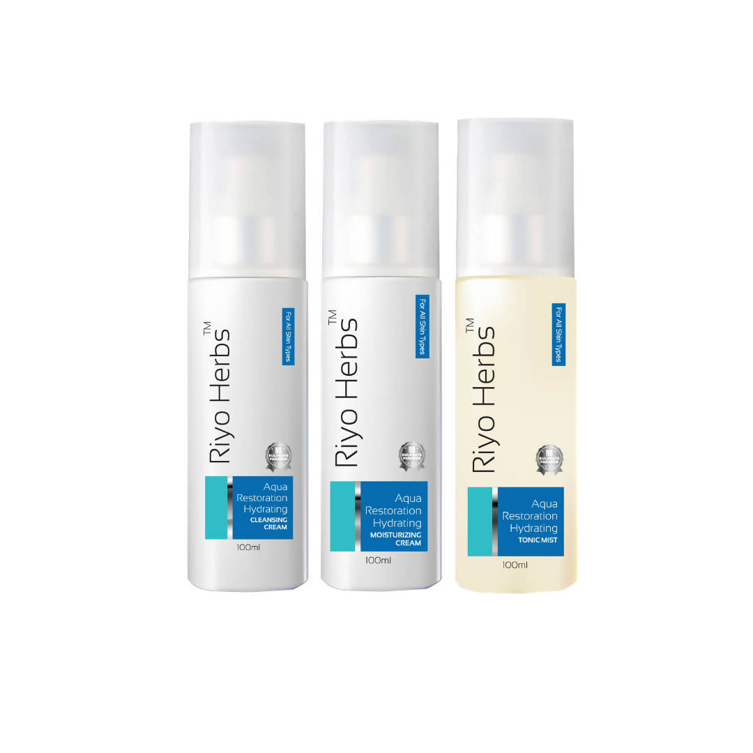 Riyo Herbs Cleanser, Toner & Moisturizer Combo