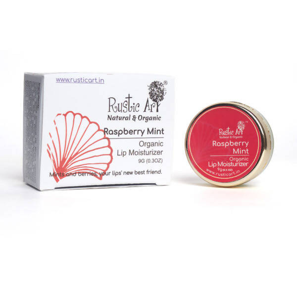 Rustic Art Raspberry Mint Organic Lip Moisturizer - Distacart