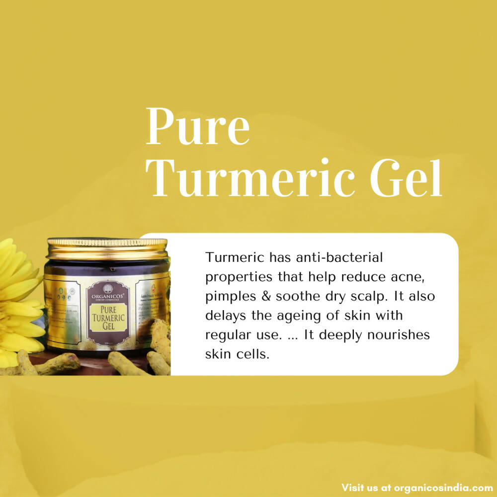 Organicos Pure Turmeric Gel - Distacart