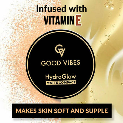 Good Vibes HydraGlow Matte Compact - Beige Buff 03 - Distacart